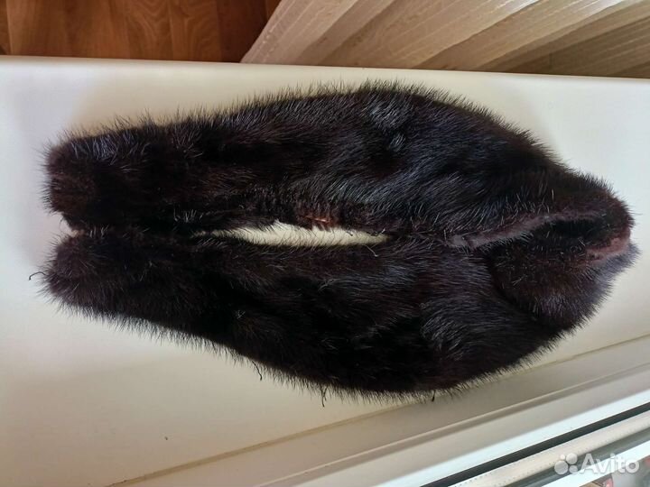 Меховой воротник норка