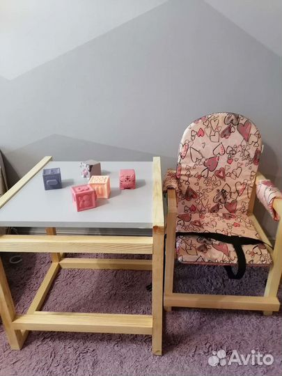 Стульчик для кормления трансформер