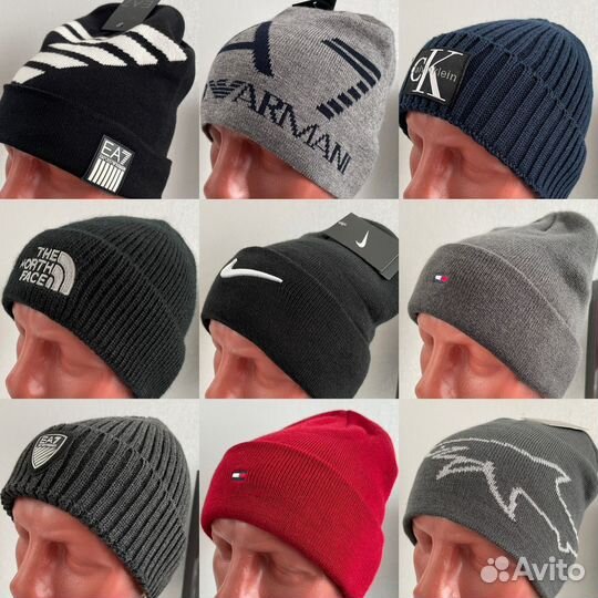 Шапки Bikkembergs, Armani, EA7, Paul Shark
