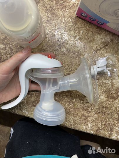 Ручной молокоотсос pigeon с бутылочкой