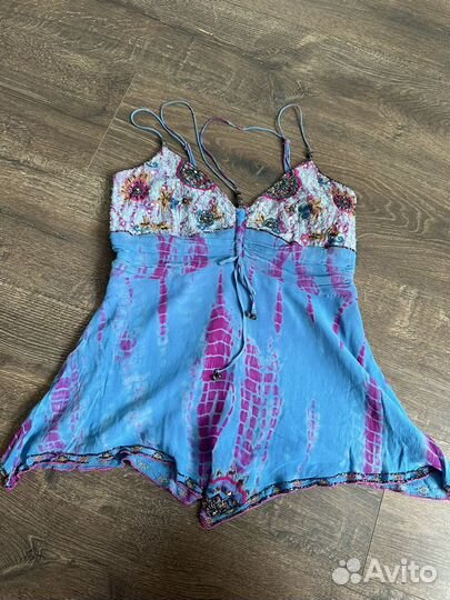 Топ натуральный шелк