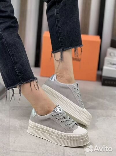 Кеды на платформе Miu Miu 39