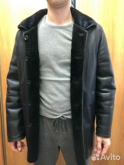 Дубленка натуральная мужская 48 -50 размер