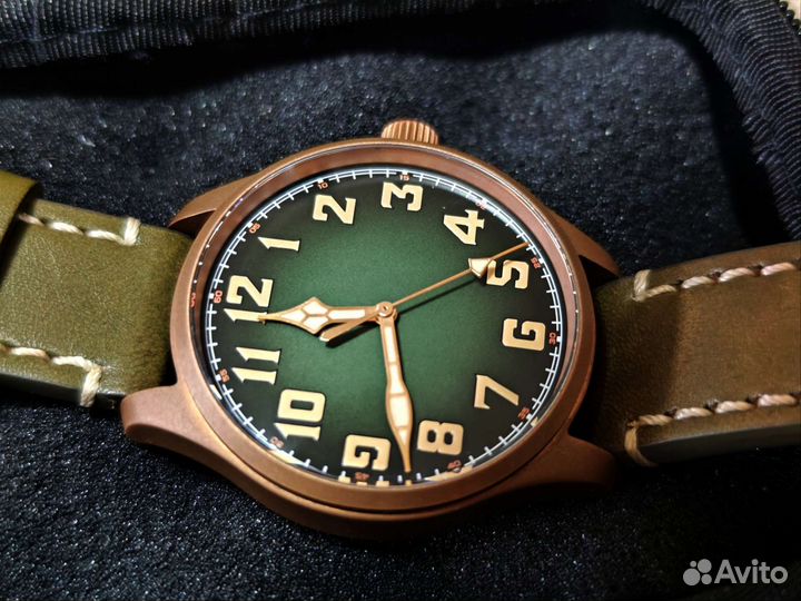 Мужские наручные часы baltany Retro Pilot Бронза