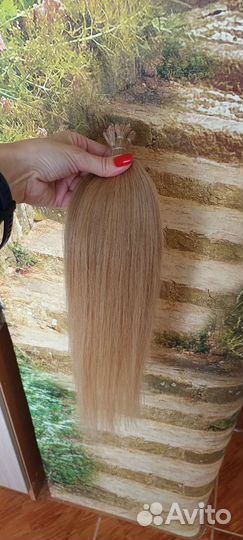 Волосы для наращивания 49 см блонд