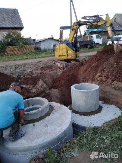 Услуги мини-экскаватора работы под клю