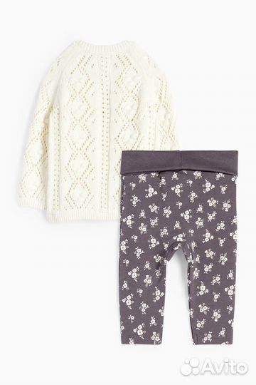 Детский костюм C&A 56 кардиган и лосины новые