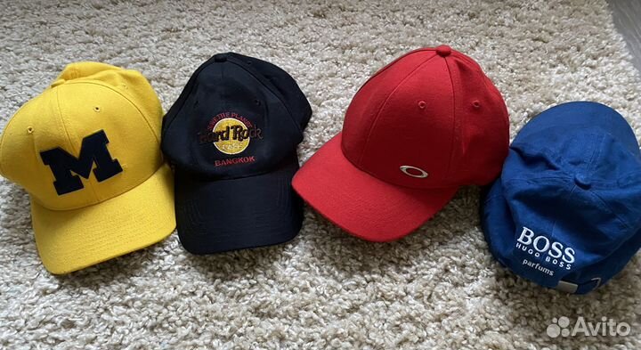 Кепки Oakley, Nike, Hard rock Cafe, Hugo boss