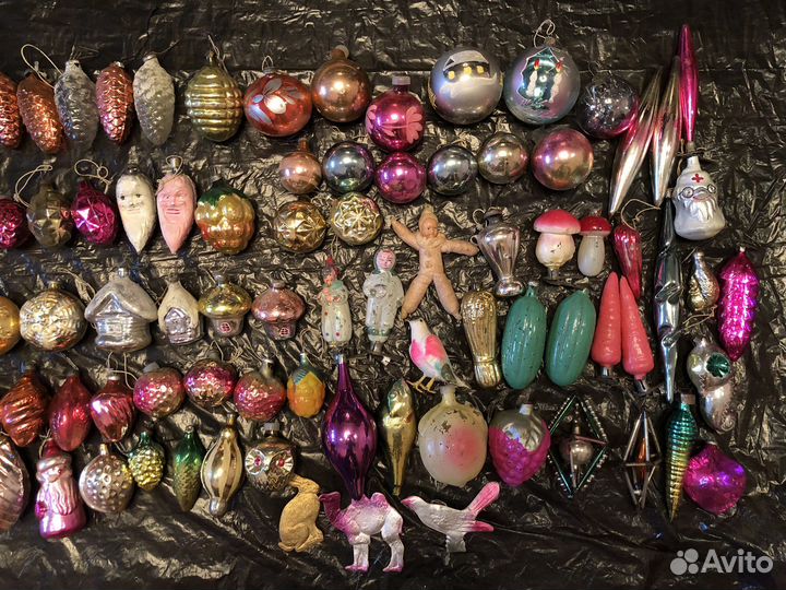 Елочные игрушки СССР советские
