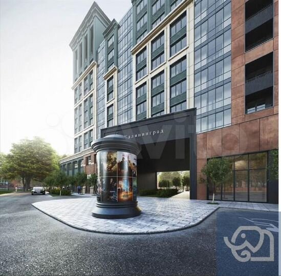 2-к. квартира, 88,7 м², 2/12 эт.