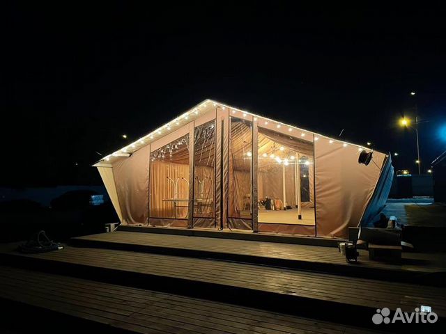 Пати-тент, палатка шатер для глэмпинга