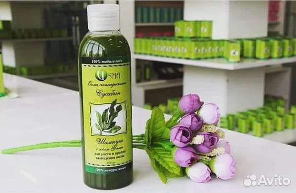 Шампунь Usma. средством против выпадения волос