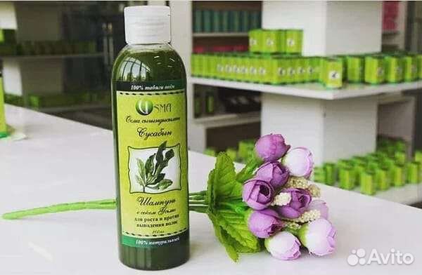 Шампунь Usma. средством против выпадения волос