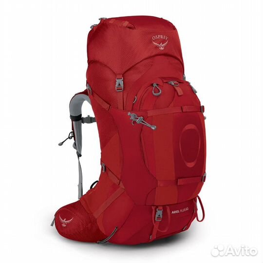 Рюкзак туристический Osprey Ariel Plus 60 Red