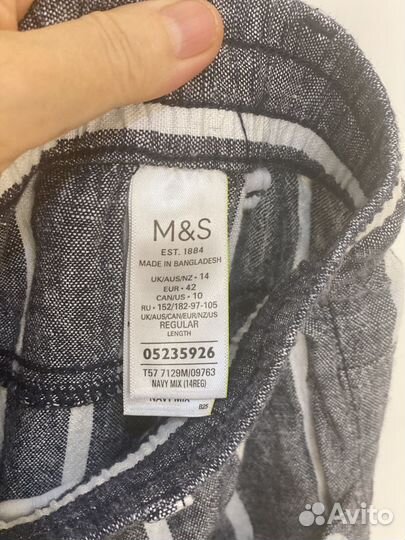 Брюки лен M&S-14(48-50)