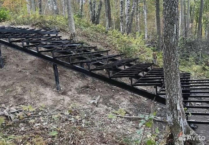 Монтаж винтовых свай