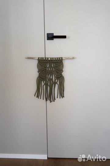 Небольшое настенное макраме, новое