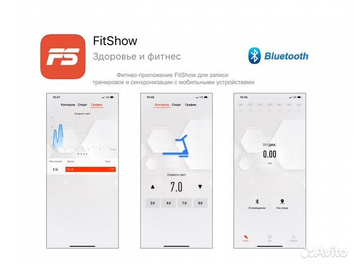 Беговая дорожка Unixfit R-300C + коврик в подарок