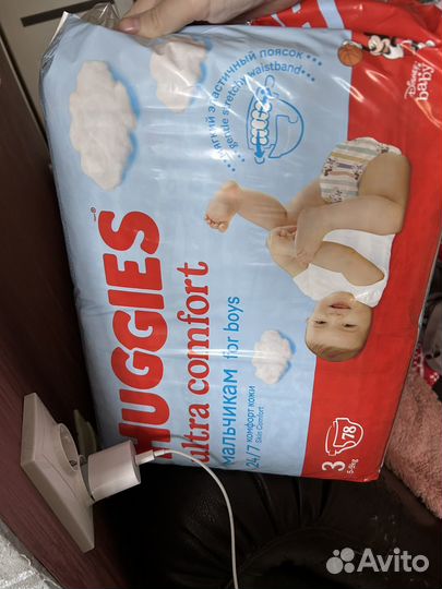 Подгузники huggies ultra comfort 78 шт тройка (3)