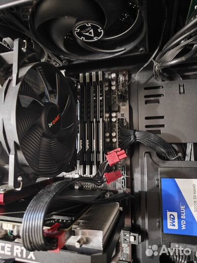 Игровой пк Ryzen 5 5600X, RTX 2060super, 32Gb DDR4