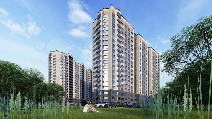 2-к. квартира, 71,5 м², 11/18 эт.