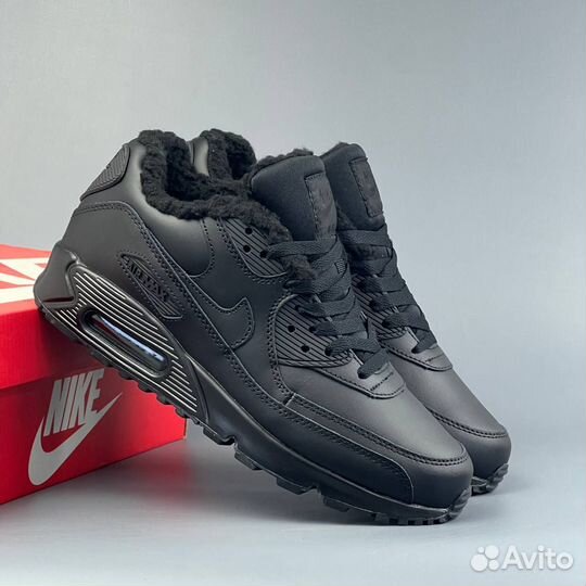 Теплые Nike Air Max 90 с мехом