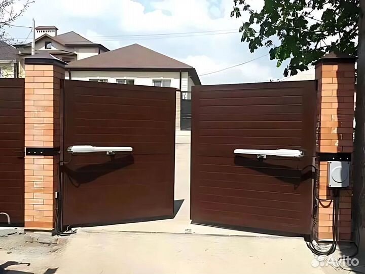 Ворота распашные надежные