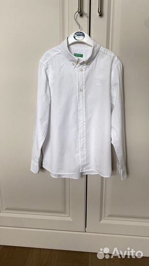 Рубашка белая Benetton
