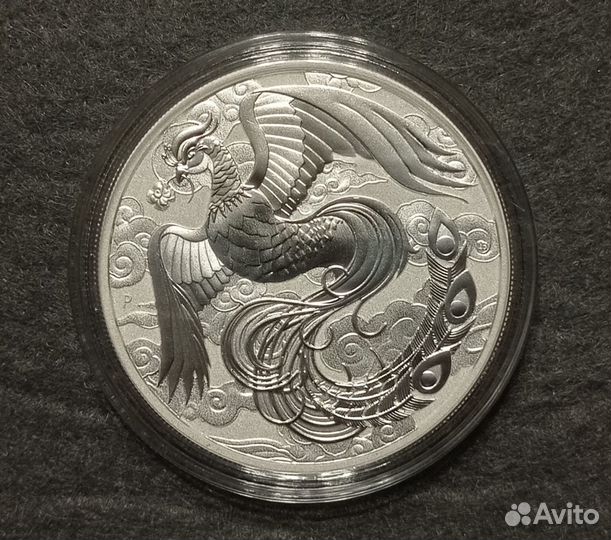 Монета Австралия 2022 Феникс Серебро