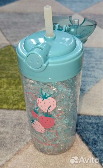 Поильник с трубочкой, бутылка для воды