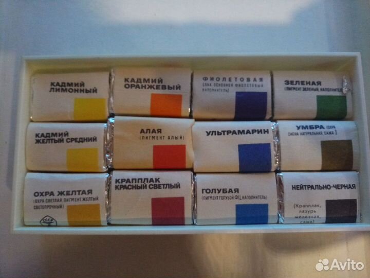 Акварельные краски советские