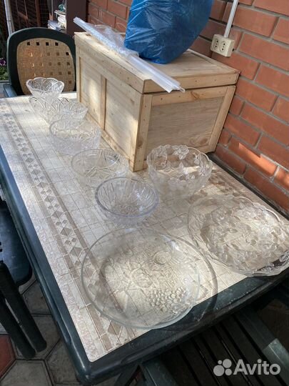 Хрустальная салатница