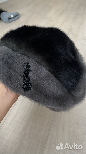 Берет норковый женский