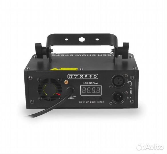 Лазерная шоу система Сканер Проектор Цветомузыка