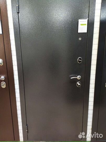 Двери входные с зеркалом