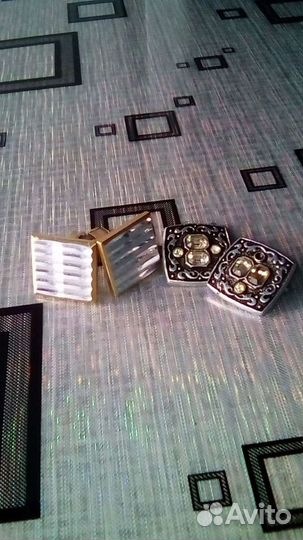 Запонки и зажим для галстука СССР
