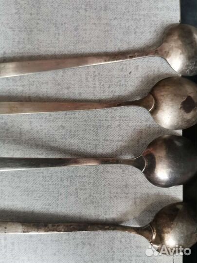 Чайные ложки посеребряные