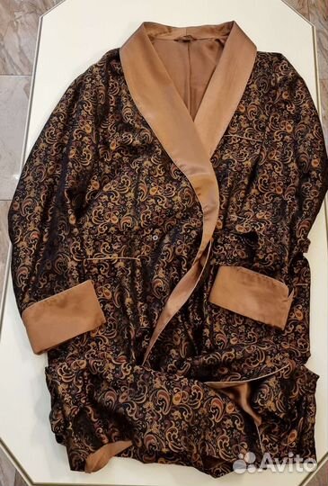 Мужской шёлковый халат Zilli оригинал