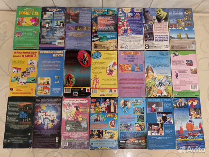 Мультики от еа и др. / 17 мая / видеокассеты / VHS