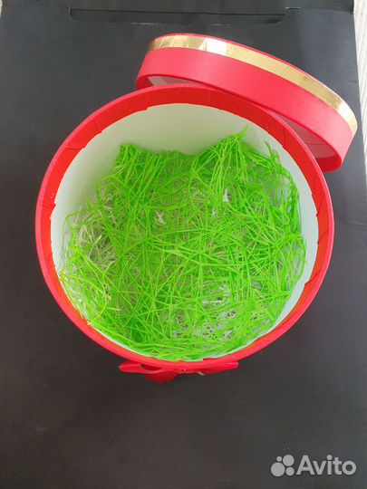 Коробка подарочная с наполнителем цилиндр