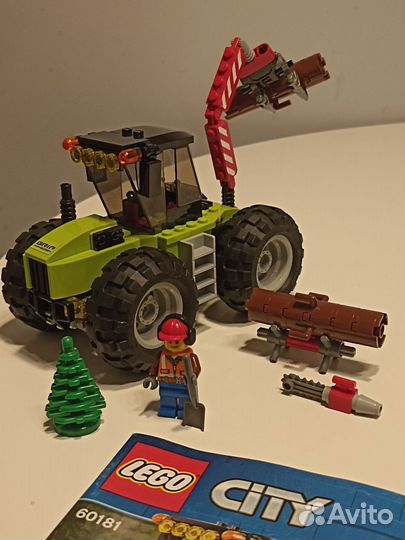 Lego city 60181 «Лесной трактор»