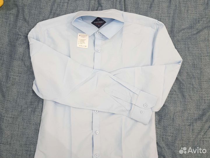 Рубашка школьная 158 на мальчика