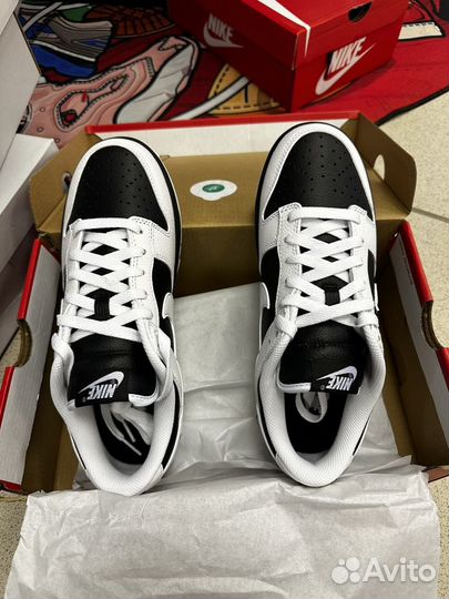 Nike Dunk Low black white Оригинал