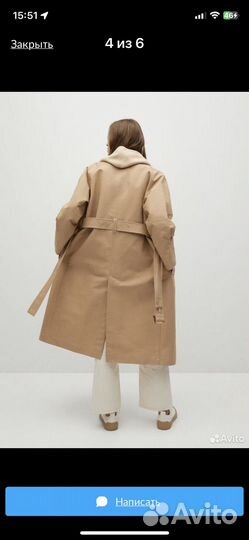 Плащ тренч Mango