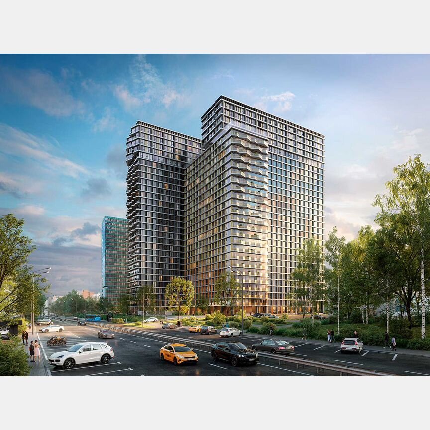 2-к. апартаменты, 58,4 м², 24/29 эт.