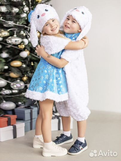 Карнавальный костюм девочке Зайка Зоя разм.98-52