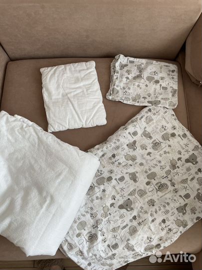 Постельное бельё одеяло подушка в колыбель/коляску