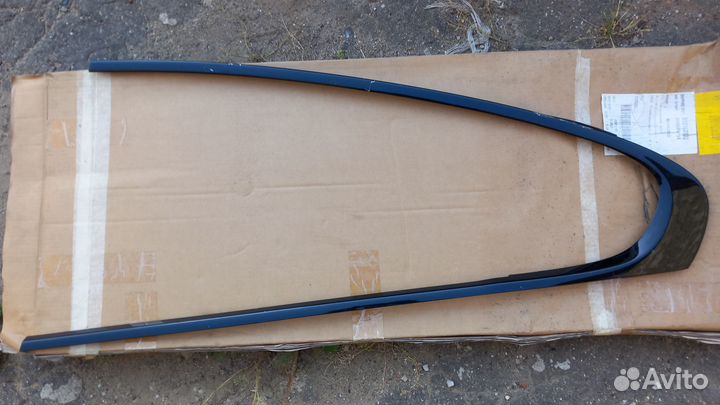 Jaguar XF 2007-2015 молдинг задней лев двери черн