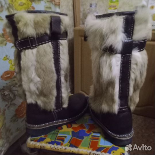 Сапоги унты женские зимние