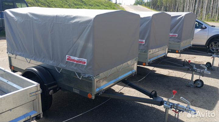 Прицеп легковой Уралец” с тентом 0,75 м
